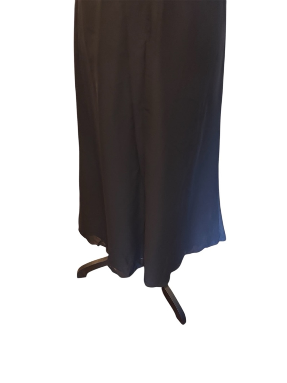 JJ’s House Gurdayia Black A-line Cowl Chiffon Dress #288318, Bust 33”Waist 27.5” - Picture 5 of 14